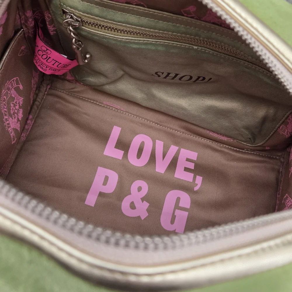 EXCELLENT VINTAGE JUICY COUTURE BOWLER BAG